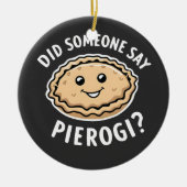 がピエロージポーランドディッシュと言ったか セラミックオーナメント (正面)