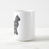 ~が一匹足りない熱狂する | キャットオン コーヒーマグカップ (中央)