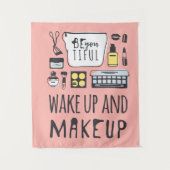 |が化粧目覚めるTifulあり、 タペストリー (正面)