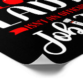 ~が原因の静脈切開術の静脈切開術熱狂する ポスター (角)