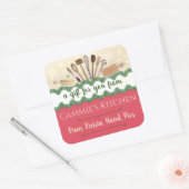 ~が手作りパーソナライズされたしたクリスマス用品 スクエアシール (封筒)