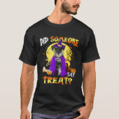 が治療を言ったシュナウザー犬ハロウィーン Tシャツ (正面)