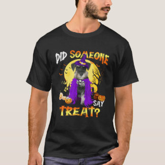 が治療を言ったシュナウザー犬ハロウィーン Tシャツ
