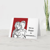 ~が無事に到着したことを喜んで伝える 案内状 (正面)