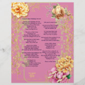 が私の詩の紙を見守っている (裏面)