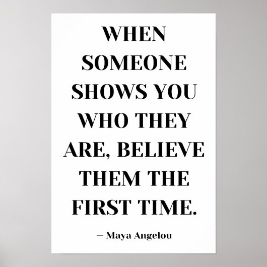 が自分を見せたら信じ ポスター (正面)