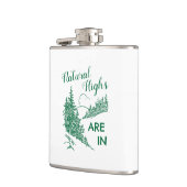 ～が自然の高値を付けている フラスク (左)