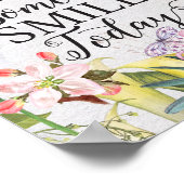 が芸術プリントをスマイルする理由である ポスター (角)