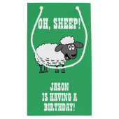 が誕生日を持っている スモールペーパーバッグ (裏面)