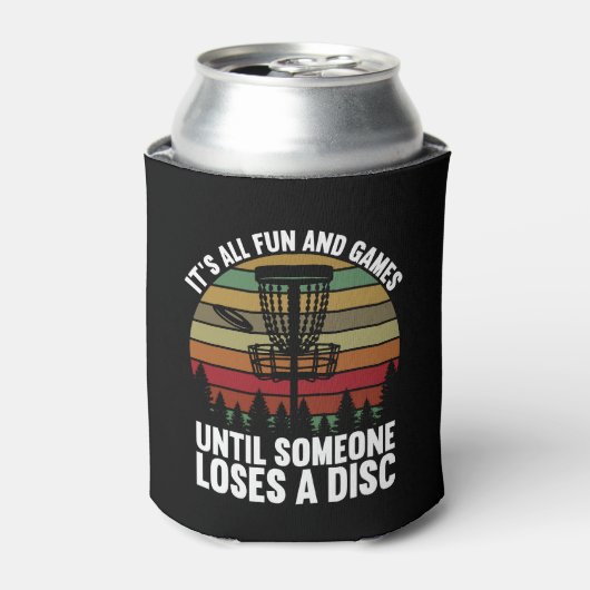 が負けるまですべてのおもしろいとゲームをディスク・ゴルフ 缶クーラー (缶正面)