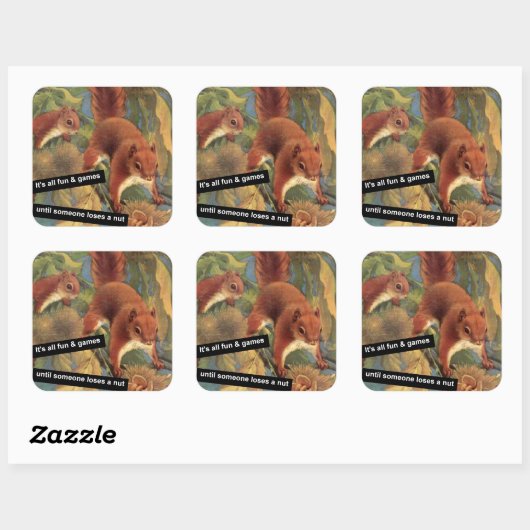 が負けるまではおもしろいとゲームばかりだ スクエアシール (シート)