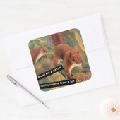 が負けるまではおもしろいとゲームばかりだ スクエアシール (封筒)