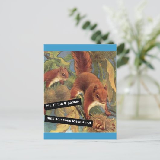 が負けるまではおもしろいとゲームばかりだ ポストカード (スタンド正面)