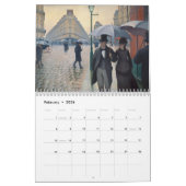 ～が2019年に変わる有名な印象派絵画 カレンダー (2月 2026)