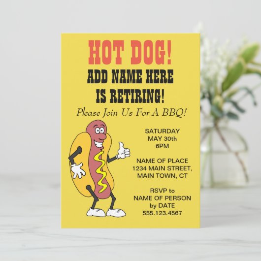 がBBQの招待状 招待状 (スタンド正面)