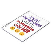 がHRに電話するまでおもしろいとゲームはすべて終わる ノートブック (左側)