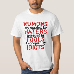 ~がTシャツの真実だとうわさする Tシャツ