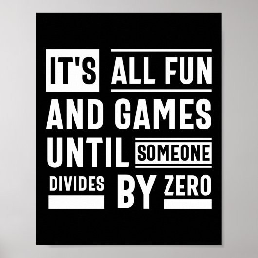がZeで割れるまでは、おもしろいとゲームのすべてである ポスター (正面)