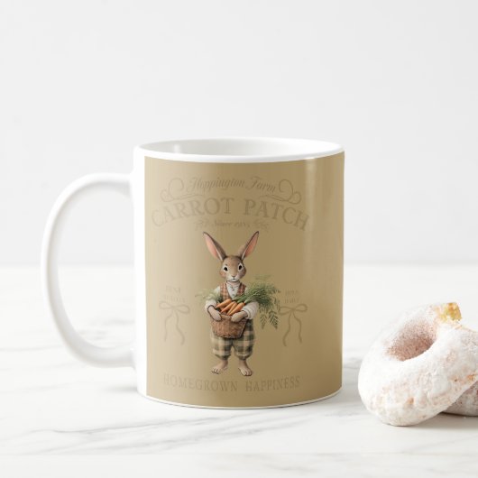 きいぼパッチのウサギ農家 コーヒーマグカップ (ドーナツ)