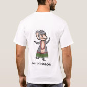 きしむ音を用いるSWiki Tシャツ (裏面)