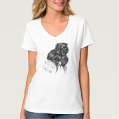 きたないパンおよびそれにされたワイシャツを得ること Tシャツ (正面)