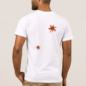 きたなくしかしおいしいBBQソースTシャツ Tシャツ (裏面)