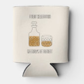 きちんとしたお祝いウイスキーの定年パーティーのお願い 缶クーラー (正面)