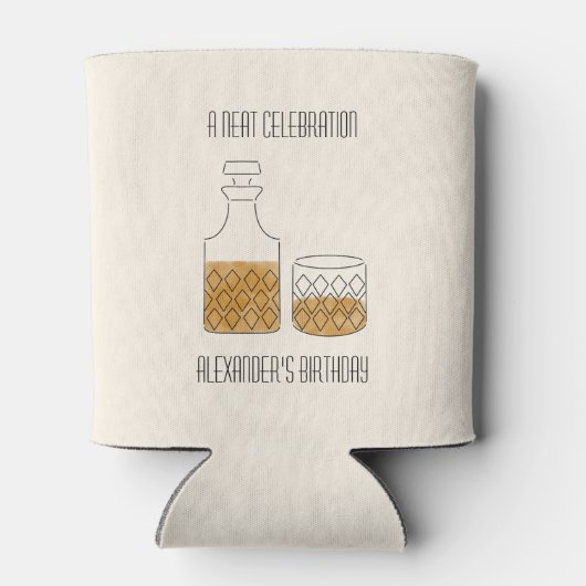 きちんとしたお祝いウイスキー誕生日パーティーのお気に入り 缶クーラー (裏面)
