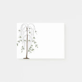 きちんとしたシダレヤナギの木の国 ポストイット (正面)