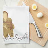 きちんとしたジンジャーブレッドの友人 キッチンタオル (四つ折り)