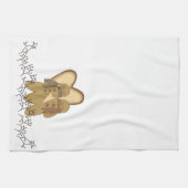 きちんとしたジンジャーブレッドの友人 キッチンタオル (横)