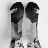 きちんとしたパパ |パパおもしろいソックス ソックス (上部)