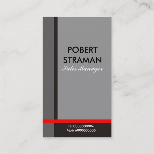 きちんとした名刺 名刺 (正面)