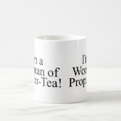 きちんとした紅茶の白人 コーヒーマグカップ (中央)