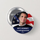 きちんとした-ボタン 缶バッジ (正面&裏面)