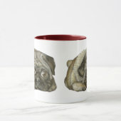 きちんとパグとして マグカップ (中央)