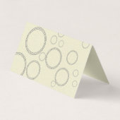 きちんと折られた名刺 名刺 (裏面)