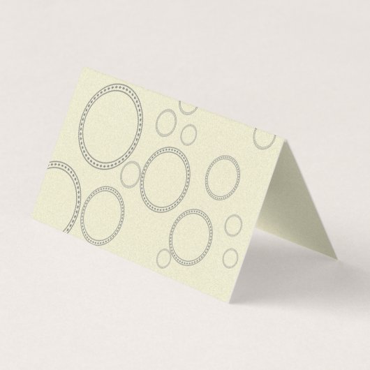 きちんと折られた名刺 名刺 (裏面)