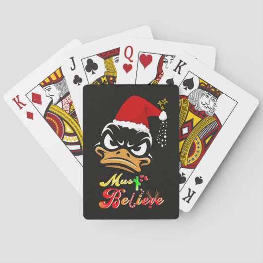 きっと信じるクリスマス トランプ (裏面)