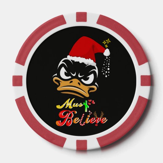 きっと信じるクリスマス ポーカーチップ (正面)
