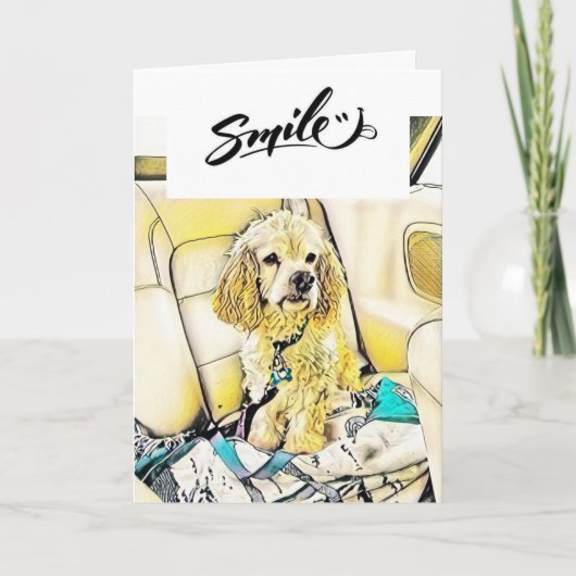 **きっと君は引退ユーモアを**て楽しい カード (正面)