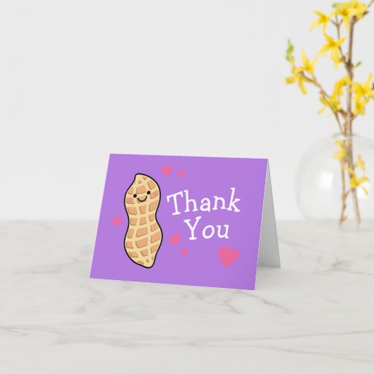 きつい誕生日パーティーかわいい子供漫画のナッツ カード (黄色い花)