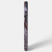 きつねキツネマスクサムライガール日本の iPhoneケース (左側面)