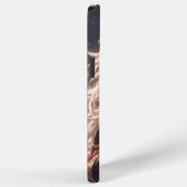 きつねキツネマスクサムライガール日本の iPhoneケース (右側面)