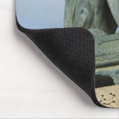 きつねキツネ(キツネ)口鍵 マウスパッド (コーナー)