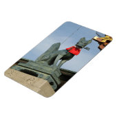 きつねキツネ(キツネ)口鍵 マグネット (左側)