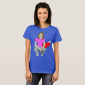 きつね娘 Tシャツ (正面フル)