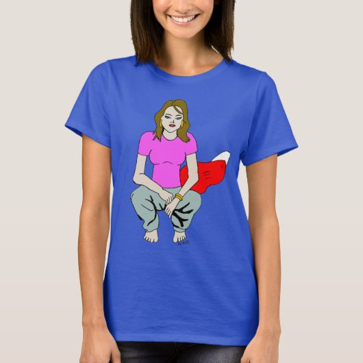 きつね娘 Tシャツ (正面)