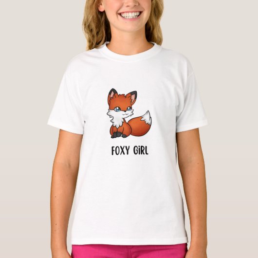 きつね娘 Tシャツ (正面)