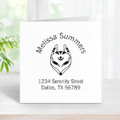 きつね日本のキツネマスクアドレス ラバースタンプ